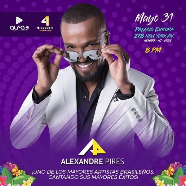 Event - Alexandre Pires - Newark, New Jersey - 31 de mayo de 2019 | concert tickets