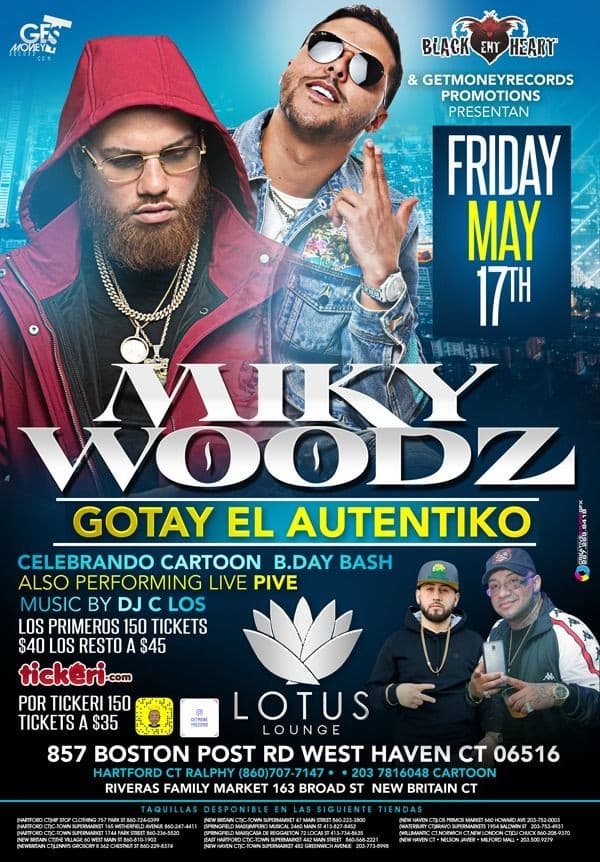 Event - Miky Woodz & Gotay El Autentiko en West Haven,CT - West Haven, Connecticut - May 17, 2019 | concert tickets