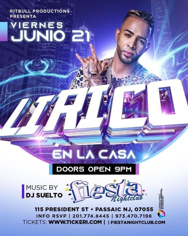 Event - Lirico En La Casa - Passaic, New Jersey - June 21, 2019 | concert tickets