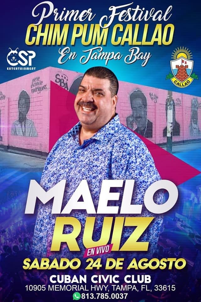 Event - Maelo Ruiz en Tampa - Tampa, Florida - August 24, 2019 | concert tickets