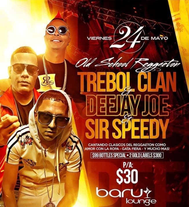 Event - Old School Reggeaton Concert at Baru Lounge - Newark, New Jersey - May 24, 2019 | concert tickets