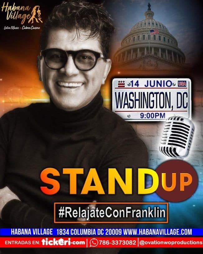 Event - Stand Up: Relajate con Franklin - Washington, District Of Columbia - June 14, 2019 | concert tickets