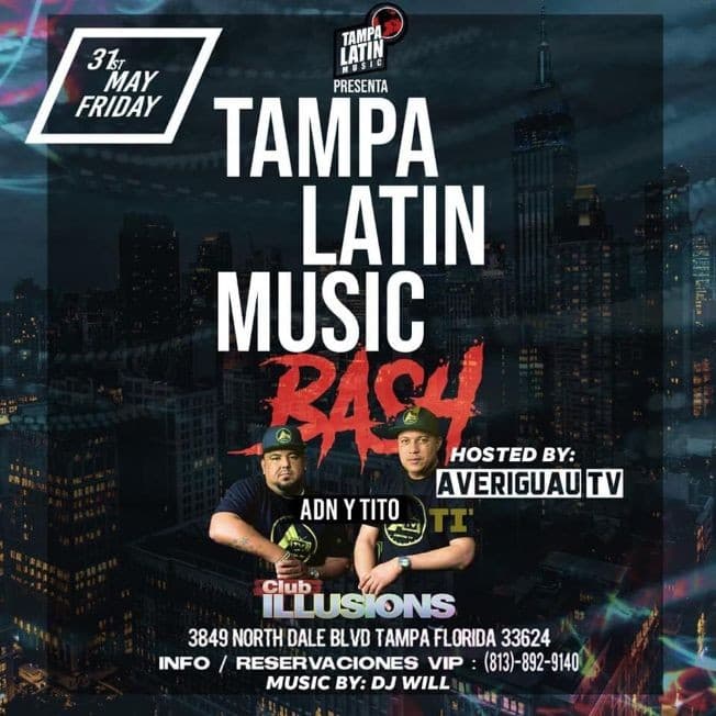 Event - Tampa Latin Music Bash - Tampa, Florida - May 31, 2019 | concert tickets