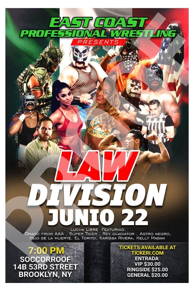 Event - Lucha libre / wrestling in Brooklyn - Brooklyn, New York - June 22, 2019 | concert tickets