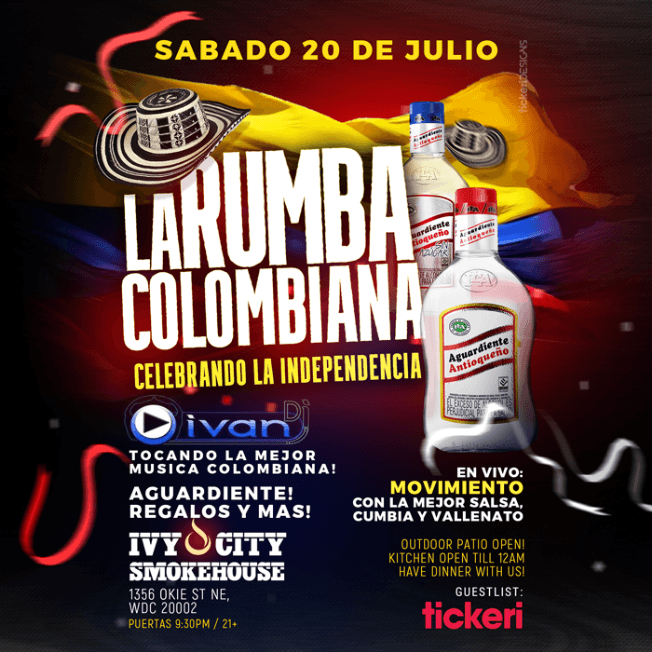 Event - La Rumba Colombiana - Washington, District Of Columbia - July 20, 2019 | concert tickets