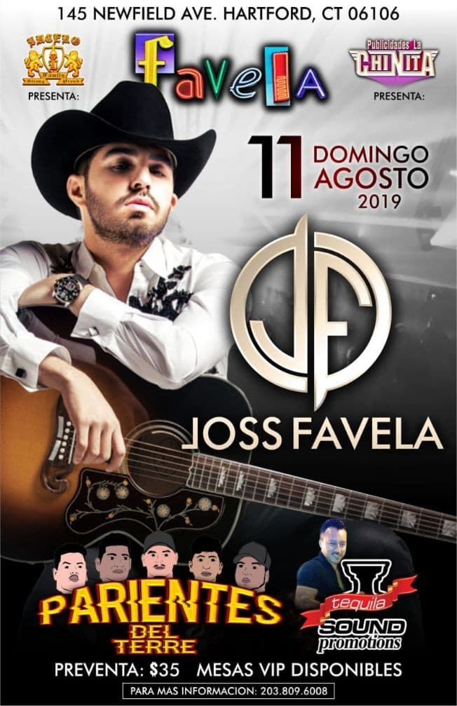 Event - Joss Favela En Hartford,CT - Hartford, Connecticut - August 11, 2019 | concert tickets