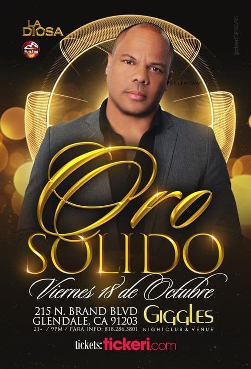 Event - ORO SOLIDO EN LOS ANGELES - Glendale, California - 18 de octubre de 2019 | concert tickets