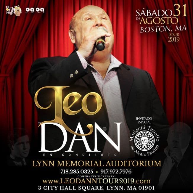 Event - Leo Dan en Massachusetts - Lynn, Massachusetts - August 31, 2019 | concert tickets