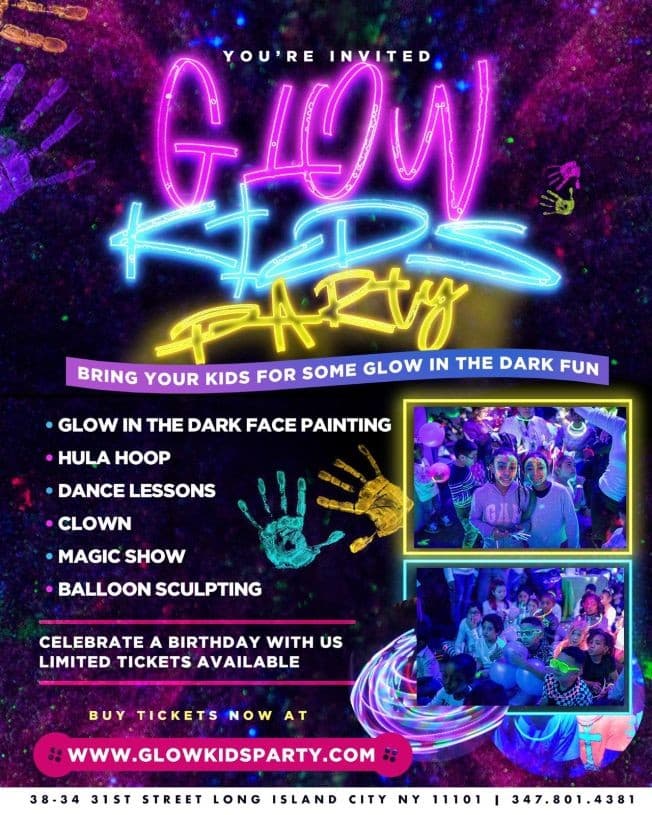 Event - Glow Kids Party Queens NY - Astoria, New York - 14 de septiembre de 2019 | concert tickets