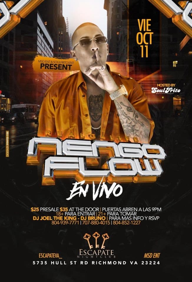 Event - Nengo Flow - Richmond, Virginia - October 11, 2019 | concert tickets