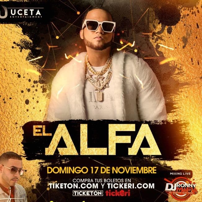 Event - El Alfa en Denver - Aurora, Colorado - November 17, 2019 | concert tickets