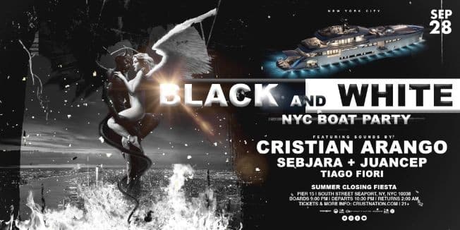 Event - Cristian Arango House Music Boat Party Yacht Cruise NYC - New York, New York - September 28, 2019 | concert tickets