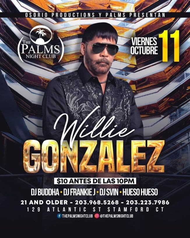 Event - Willie Gonzalez En Concierto En Stamford,CT - Stamford, Connecticut - October 11, 2019 | concert tickets