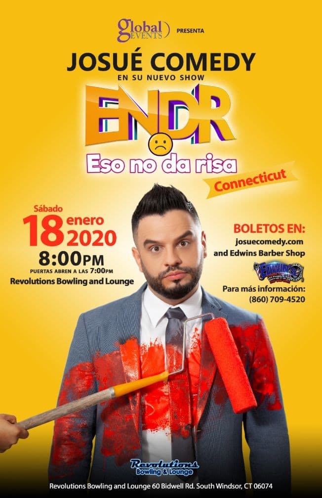 Event - Eso No Da Risa (Josue Comedy) - South Windsor, Connecticut - January 18, 2020 | concert tickets