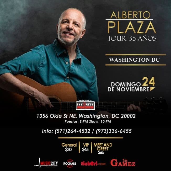 Event - Alberto Plaza en Concierto Washington - Washington, District Of Columbia - November 24, 2019 | concert tickets