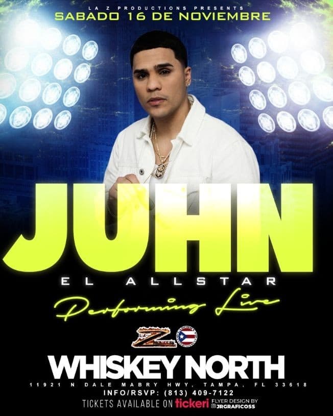 Event - Juhn el All Star - Tampa, Florida - November 16, 2019 | concert tickets