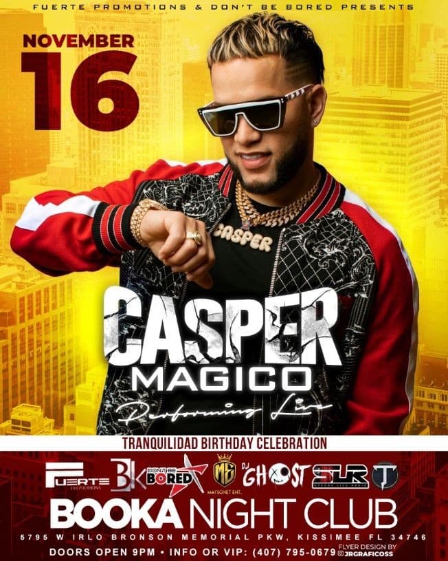 Event - Casper Magico - Kissimmee, Florida - November 16, 2019 | concert tickets