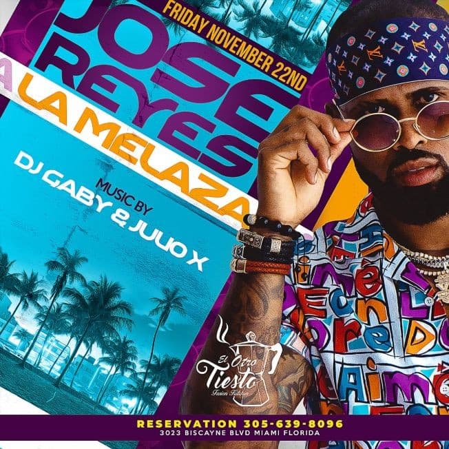 Event - Jose Reyes La Melaza - Miami, Florida - November 22, 2019 | concert tickets