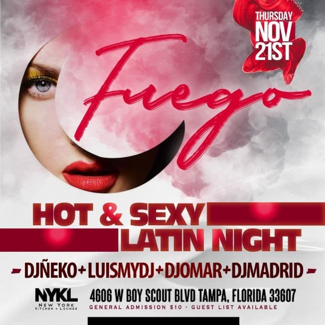 Event - Fuego Thursdays - Tampa, Florida - November 21, 2019 | concert tickets