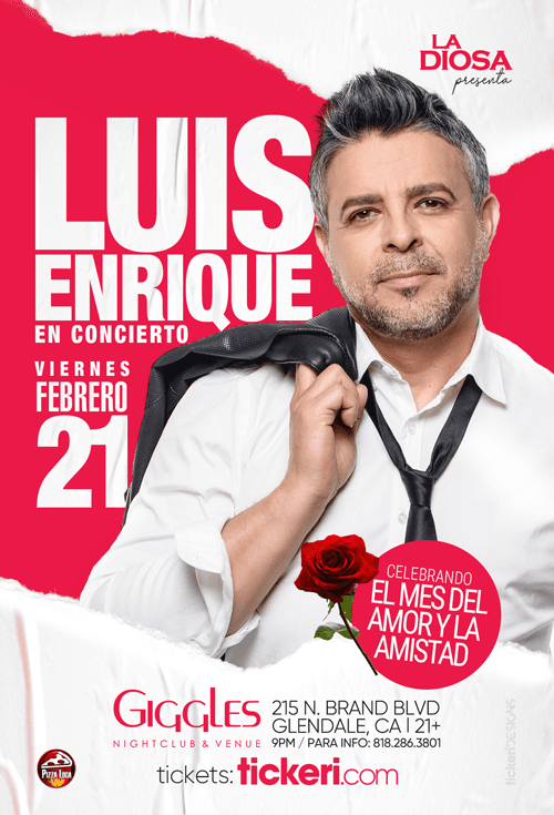 Event - LUIS ENRIQUE EN LOS ANGELES - Glendale, California - February 21, 2020 | concert tickets