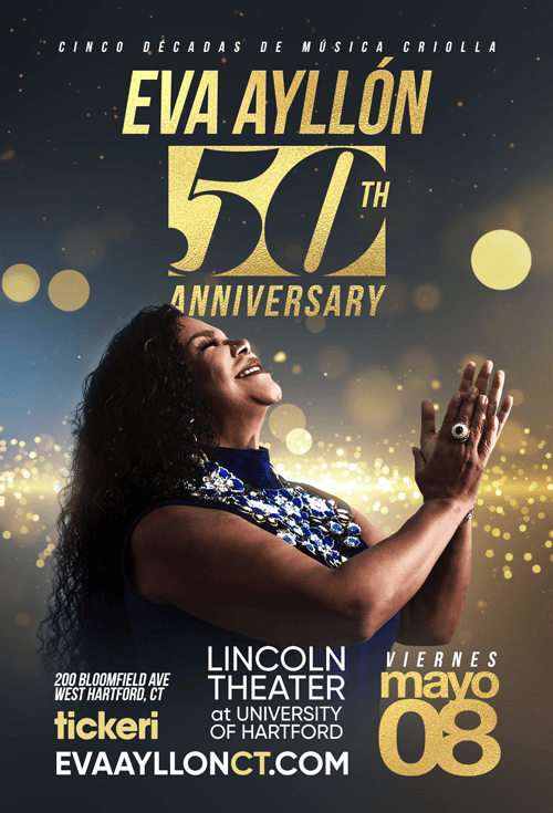 Event - Eva Ayllon 50 Aniversario En Hartford, CT CANCELED - West Hartford, Connecticut - May 8, 2020 | concert tickets