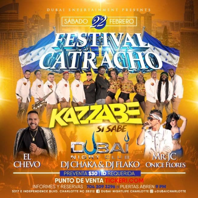 Event - Kazzabe, Chevo, Mr Jc, Onice - Charlotte, NC (Sei Sei Bei, Gira USA) - Charlotte, North Carolina - February 22, 2020 | concert tickets