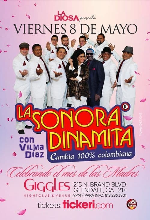 Event - LA SONORA DINAMITA EN LOS ANGELES CANCELED - Glendale, California - September 11, 2020 | concert tickets