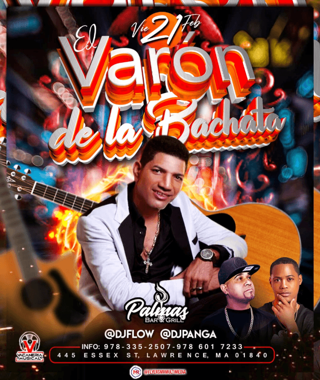 Event - El VARON DE LA BACHATA - Lawrence, Massachusetts - February 21, 2020 | concert tickets