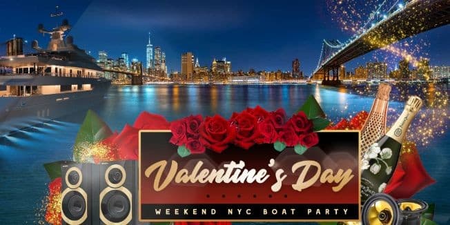 Event - VALENTINE'S DAY YACHT PARTY CRUISE  NEW YORK CITY VIEWS  OF STATUE OF LIBERTY,Cocktails & Music - New York, New York - February 14, 2020 | concert tickets