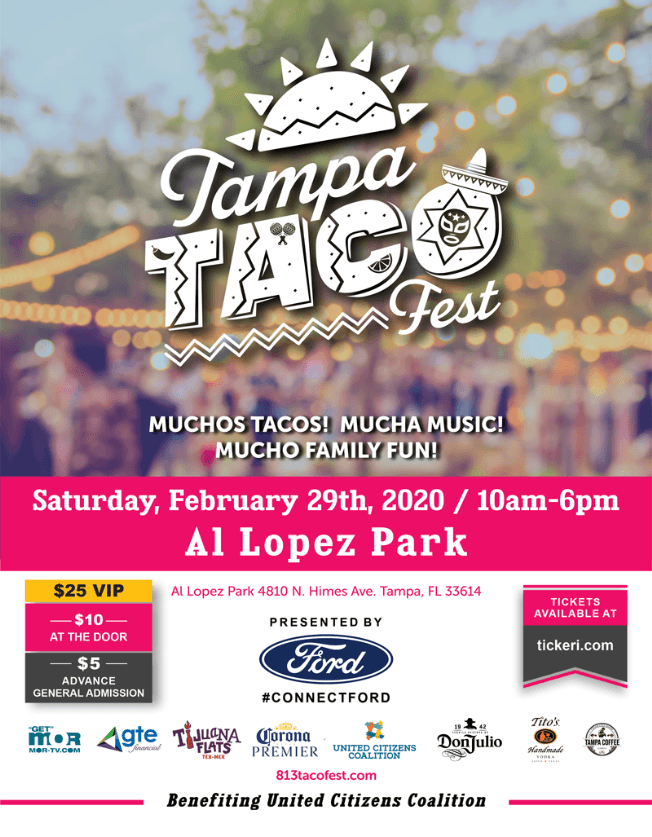 Event - Tampa Taco Fest - Tampa, Florida - February 29, 2020 | concert tickets