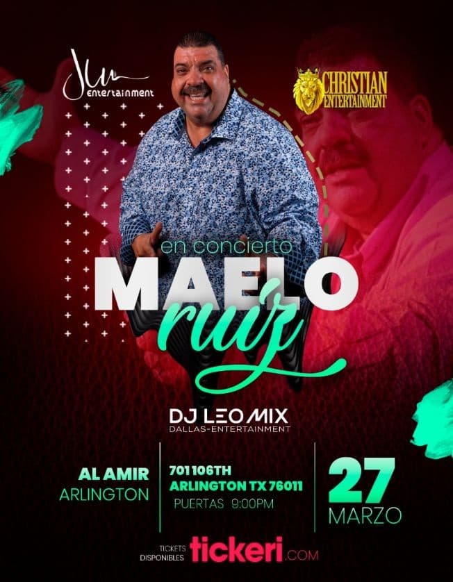 Event - Maelo Ruiz en Concierto en Arlington Texas! CANCELED - Arlington, Texas - March 27, 2020 | concert tickets