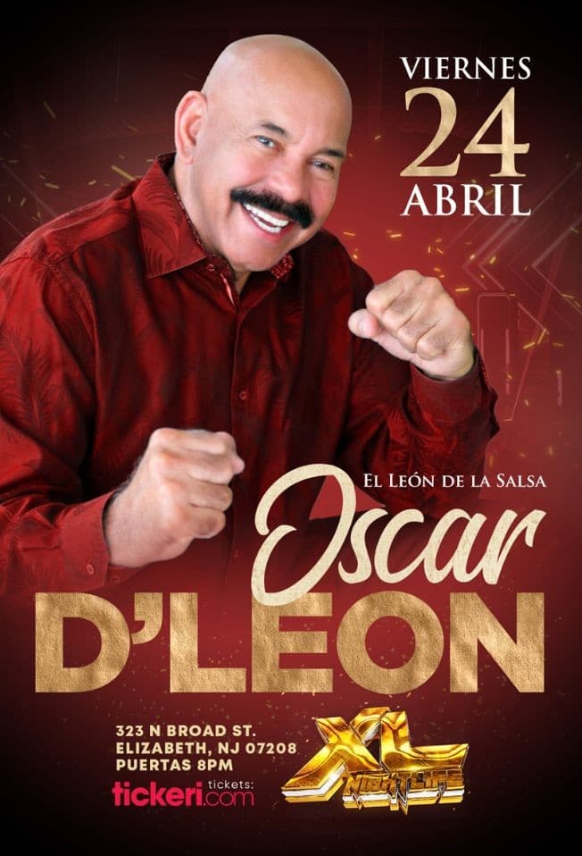 Event - El Leon de la Salsa: Oscar D'Leon en Concierto! - Elizabeth, New Jersey - April 24, 2020 | concert tickets