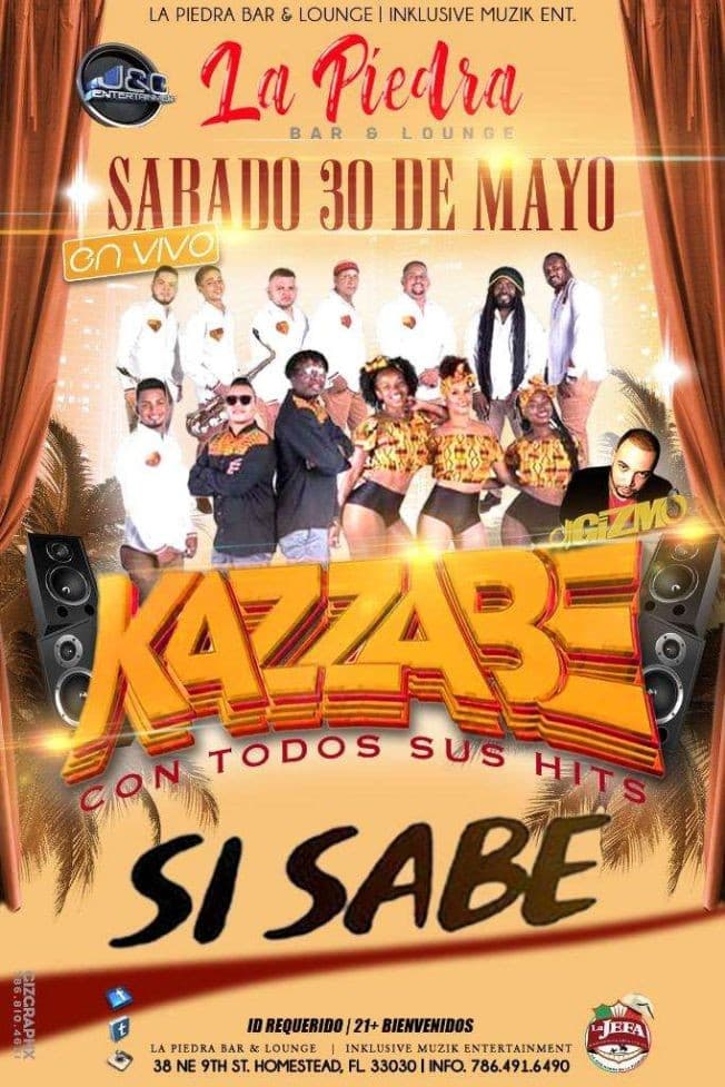 Event - POSTPONED: Grupo Kazzabe En Vivo - Homestead, Florida - May 30, 2020 | concert tickets