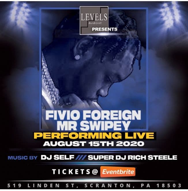 Event - FIVIO FOREIGN LIVE IN CONCERT (NIGHT PARTY) - Scranton, Pennsylvania - August 15, 2020 | concert tickets