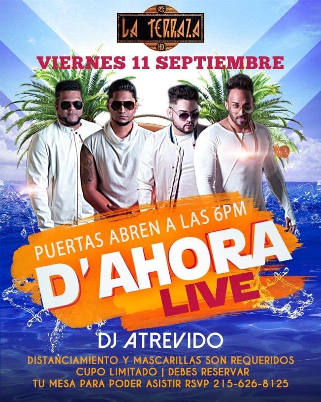 Event - Grupo D'Ahora en Vivo! - Philadelphia, Pennsylvania - September 11, 2020 | concert tickets