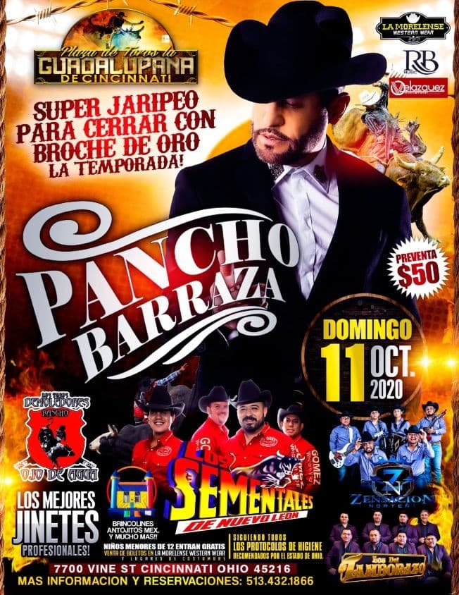 Event - Jaripeo baile - Cincinnati, Ohio - November 20, 2020 | concert tickets