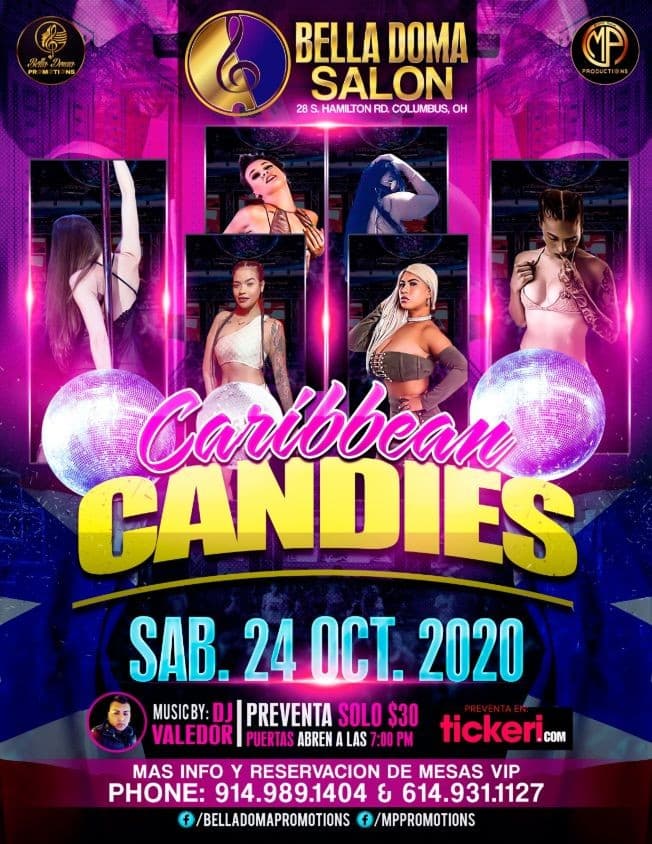 Event - Caribbean Candies - Columbus, Ohio - October 24, 2020 | concert tickets