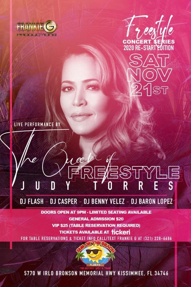 Event - Freestyle Concert Series - 2020 Re-Start Edition - Kissimmee, Florida - November 21, 2020 | concert tickets