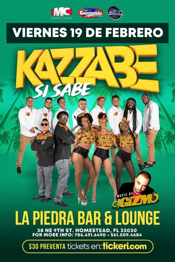 Event - Kazzabe En Vivo En Homestead - Homestead, Florida - February 19, 2021 | concert tickets