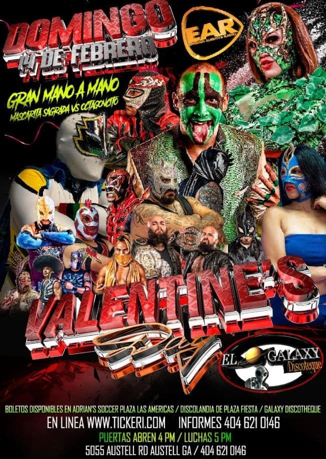 Event - Lucha Libre Gran Mano a Mano: Mascarita Sagrada vs Octagonito y Muchos mas! - AUSTELL, Georgia - February 14, 2021 | concert tickets