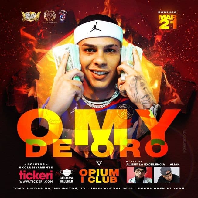 Event - Omy de Oro en Arlington TX - Arlington, Texas - March 21, 2021 | concert tickets