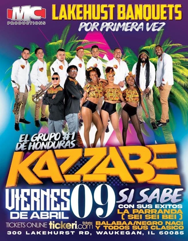 Event - Kazzabe En Vivo [Waukegan, IL] - Waukegan, Illinois - April 9, 2021 | concert tickets