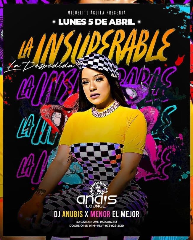 Event - La Insuperable en Concierto en Anais Lounge! - Passaic, New Jersey - April 5, 2021 | concert tickets