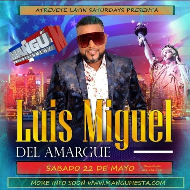 Event - Bachata con Luis Miguel del amargue & su orquesta POSTPONED - Phoenix, Arizona - May 22, 2021 | concert tickets