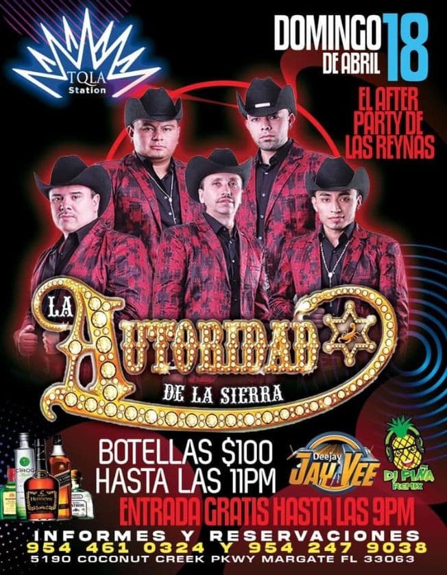 Event - La Autoridad de la Sierra en Vivo! - Margate, Florida - April 18, 2021 | concert tickets