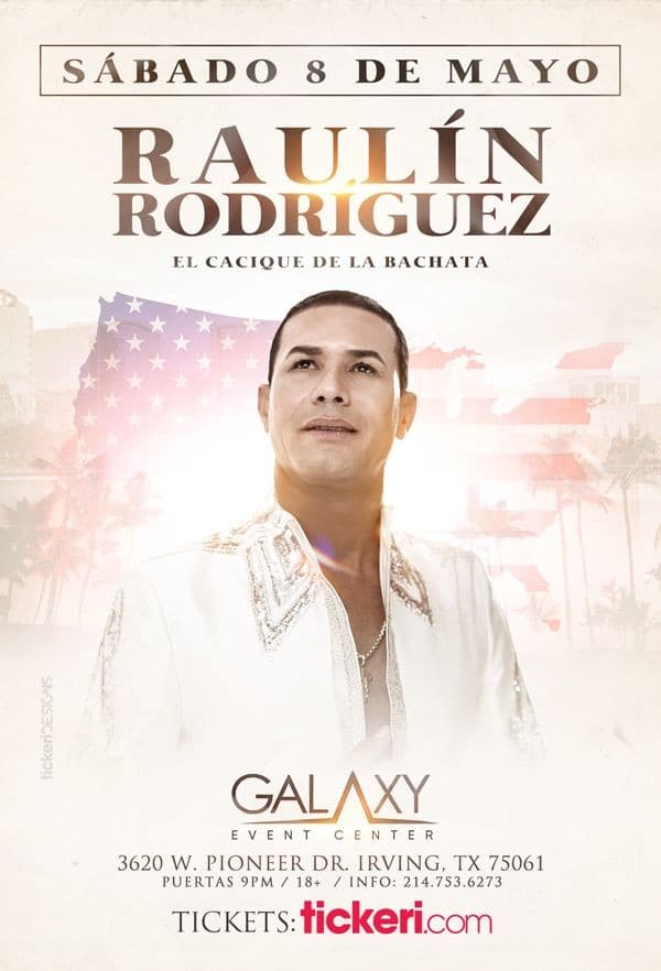 Event - RAULIN RODRIGUEZ EN DALLAS FECHA CONFIRMADA - Irving, Texas - May 8, 2021 | concert tickets