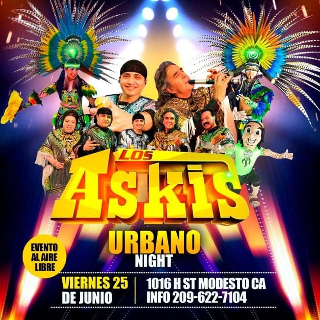 Event - Los Askis en Concierto en Urbano Night! - Modesto, California - June 25, 2021 | concert tickets