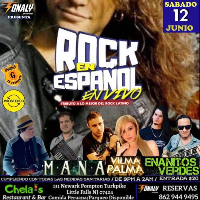 Event - Tributo al Rock en Español - Paterson, New Jersey - June 12, 2021 | concert tickets