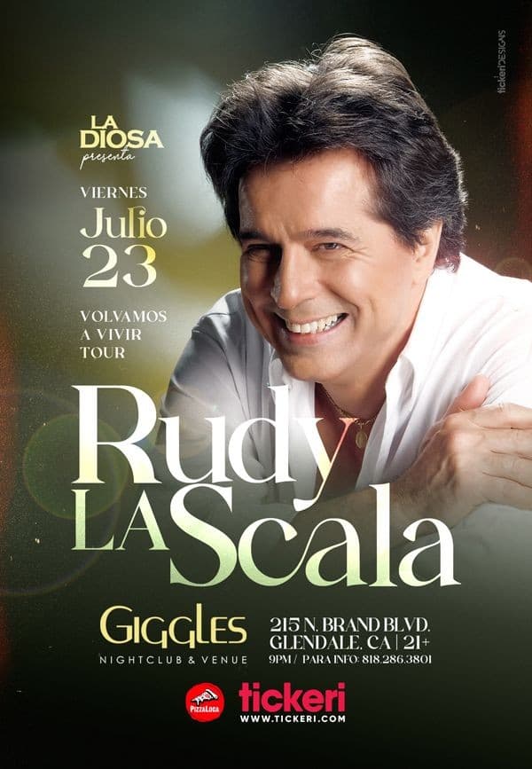 Event - RUDY LA SCALA EN LOS ANGELES - Glendale, California - July 23, 2021 | concert tickets