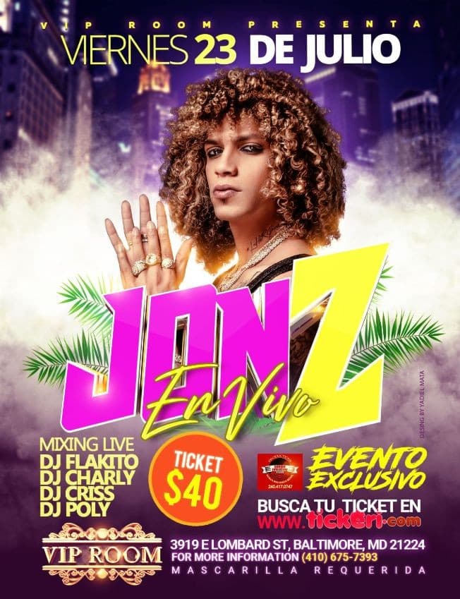 Event - Jon Z En Concierto  En Baltimore - Baltimore, Maryland - July 23, 2021 | concert tickets